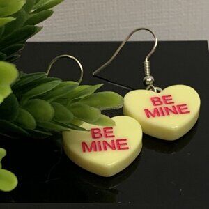 Be Mine Earring, Valentine's Day Gift, Gift Idea, Heart Earring, Heart J…